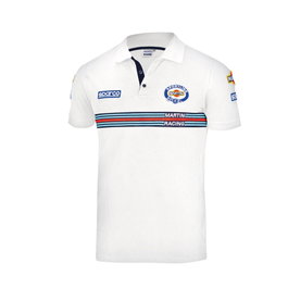 Sparco Polo Réplica Martini-R Blanco Talla L