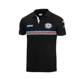 Sparco Polo Martini Replica S01275MRNR3L Talla L Negro