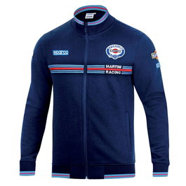 Sparco S01278MRBM3L Sudadera con Cremallera Algodón Martini Racing