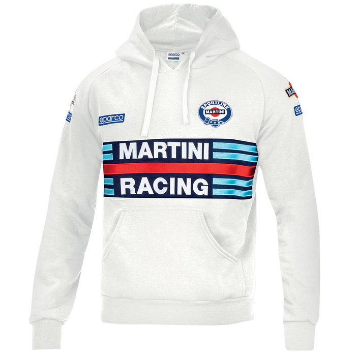 Sparco S01279MRBI2M Sudadera con cremallera Martini-R Talla M Blanco Algodón Sparco S01279MRBI2M Sudadera con cremallera Martini-R Talla M Blanco Algodón