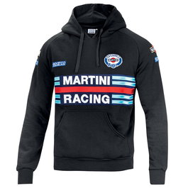 Sudadera con Capucha Hombre Sparco Martini Racing Negro
