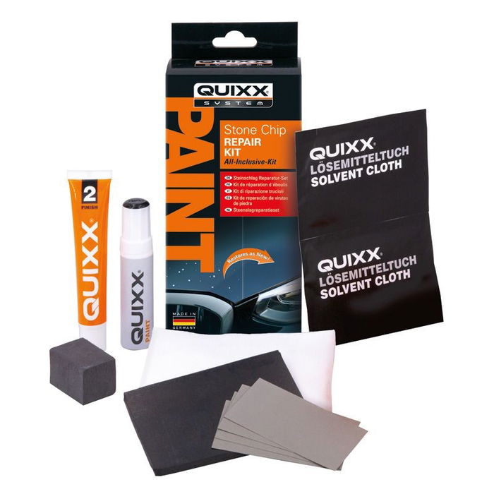 Quixx Reparador de Pintura Roja QQ10271 para Coches - Kit de Reparación de Chispas y Daños Menores Quixx Reparador de Pintura Roja QQ10271 para Coches - Kit de Reparación de Chispas y Daños Menores