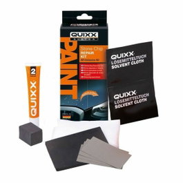 Quixx Kit de reparación de virutas de piedra para pintura blanca