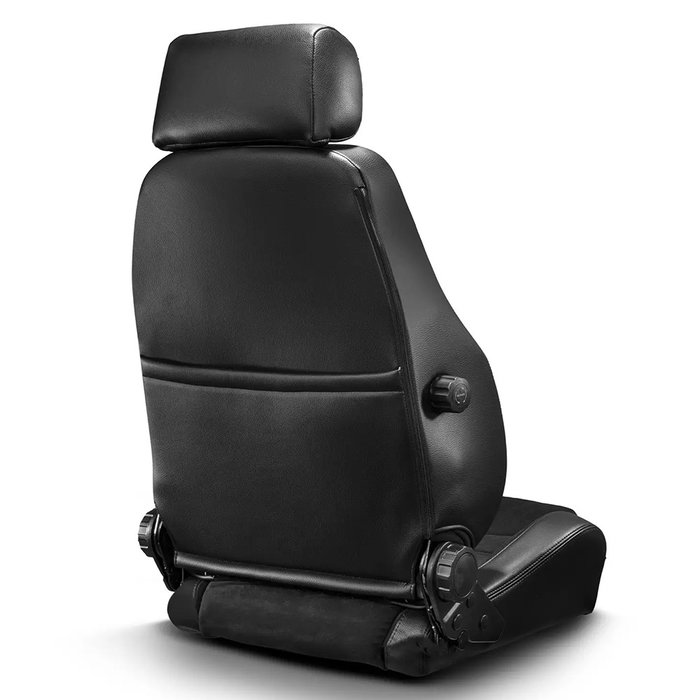 Sparco Asiento Deportivo GT Negro Reclinable S009012NR - Para Street, Tuning y Track Day