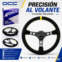Occ Motorsport Volante Track Semidesplazado Piel Vuelta Brazos Negros
