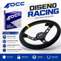 Occ Motorsport Volante Track Semidesplazado Piel Vuelta Brazos Negros