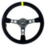 Occ Motorsport Volante Track Semidesplazado Piel Vuelta Brazos Negros