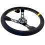 Occ Motorsport Volante Track Semidesplazado Piel Vuelta Brazos Negros