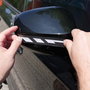 Foliatec FO34481 Pegatinas para Espejos Retrovisores Laterales con Bandas de Pin Negro, Personalización Deportiva Carrocería y Llantas