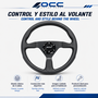 Occ Motorsport Volante Plano Mod. Classic Piel de Nappa Brazos Negros