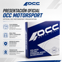 Occ Motorsport Volante Plano Mod. Classic Piel de Nappa Brazos Negros