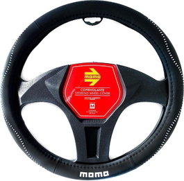 Momo Funda Volante Street Universal Negro Y Gris MOMLSWC018BG 38-39 cm
