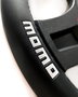 Momo Funda de Volante Street Universal Negro y Gris 38-39cm