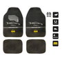 Momo Set de 4 Alfombrillas Universales Negro y Blanco
