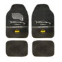 Momo Set de 4 Alfombrillas Universales Negro y Blanco