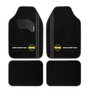 Momo Set de 4 Alfombrillas Universales Negro/Blanco