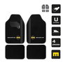Momo Set de 4 Alfombrillas Universales Negro/Blanco