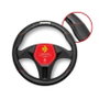 Momo Funda de Volante Carbon Negro y Rojo 36,5-39cm