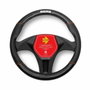 Momo Funda de Volante Carbon Negro y Rojo 36,5-39cm