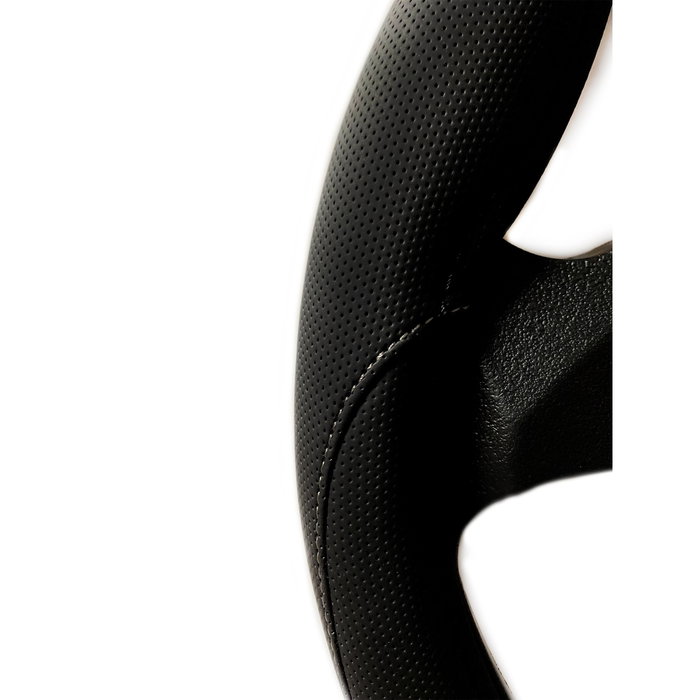 Momo Funda de Volante Elegant Universal Negro y Gris 38-39cm Momo Funda de Volante Elegant Universal Negro y Gris 38-39cm