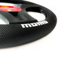Momo Funda de Volante Elegant Universal Negro y Gris 38-39cm