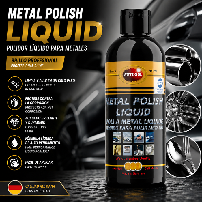 Autosol Líquido para Pulir Metales 250 ml Autosol Líquido para Pulir Metales 250 ml