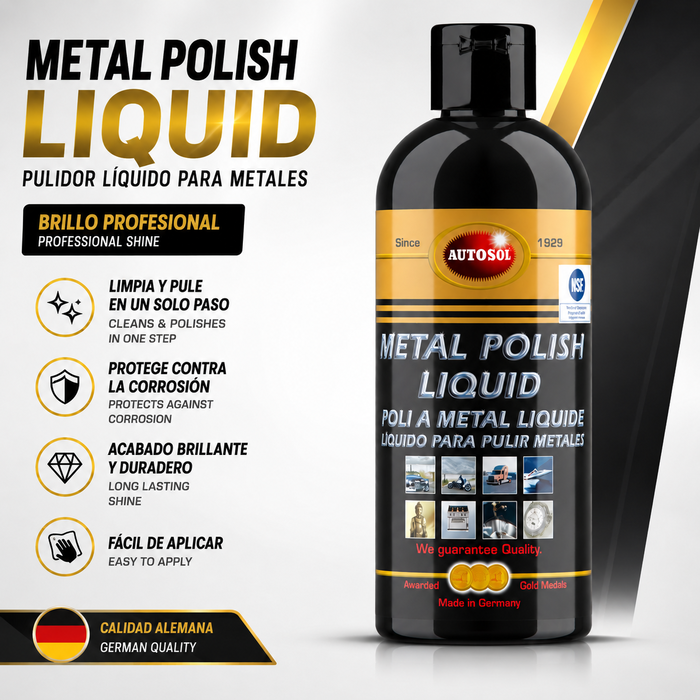 Autosol Líquido para Pulir Metales 250 ml Autosol Líquido para Pulir Metales 250 ml