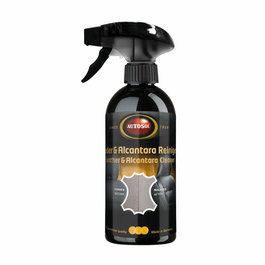 Autosol Limpiador de Cuero y Alcantara Spray 500 ml - Limpia, Nutre y Protege Cuero Liso - Ref. SOL11001043