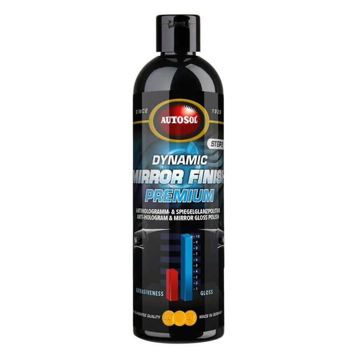 Autosol Dynamic Mirror Finish Premium Abrillantador y Protector para Pintura del Coche, 250 mL, SOL11038210 Autosol Dynamic Mirror Finish Premium Abrillantador y Protector para Pintura del Coche, 250 mL, SOL11038210