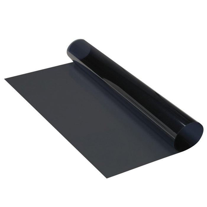 Foliatec FO16192 Lámina Solar Homologada Blacknight Reflex Superdark - Protección UV 99%, Rechazo Calor 55%, 76 x 300 cm