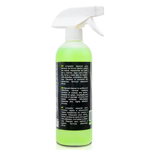 MOT Limpiador Insectos MOT50002 500 mL Libre de Ácidos Disuelve Residuos Rápido y Cuidadoso
