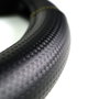 Momo Funda de Volante Carbon Universal Negro y Amarillo 38-39cm