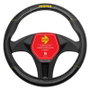 Momo Funda de Volante Carbon Universal Negro y Amarillo 38-39cm