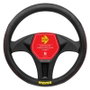 Momo Funda de Volante Street Universal Negro y Rojo 38-39cm
