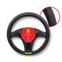 Momo Funda de Volante Street Universal Negro y Rojo 38-39cm