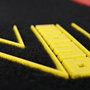 Momo Set de 4 Alfombrillas Universales Negro/Rojo