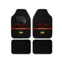 Momo Set de 4 Alfombrillas Universales Negro/Rojo
