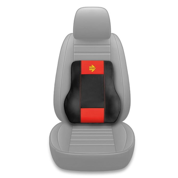 Momo Corsa Soporte Lumbar Coche Ergonómico Rojo-Negro