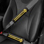 Momo Set de 2 Almohadillas para Cinturón de Seguridad Negro Mate