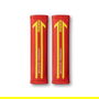Momo MOMLSHPE4CR Set 2 Almohadillas Cinturón Coche Rojo Mate