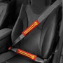 Momo Set de 2 Almohadillas para Cinturón Rojo Mate