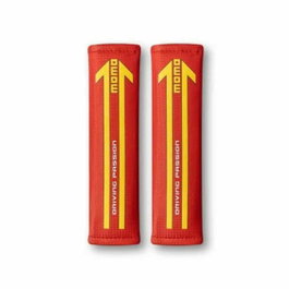 Momo Set de 2 Almohadillas para Cinturón Rojo Mate