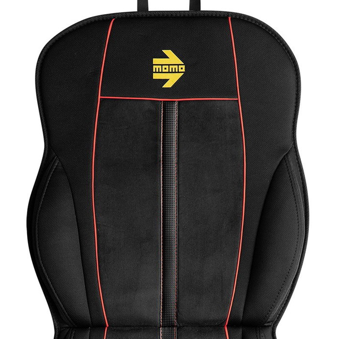 Momo Respaldo de Asiento Negro-Rojo Universal
