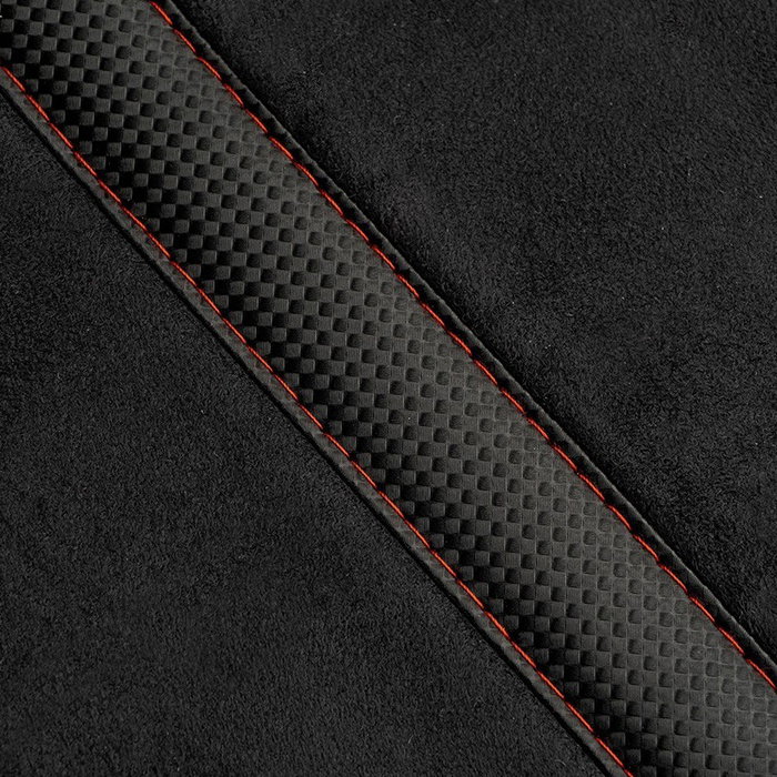 Momo Respaldo de Asiento Negro-Rojo Universal