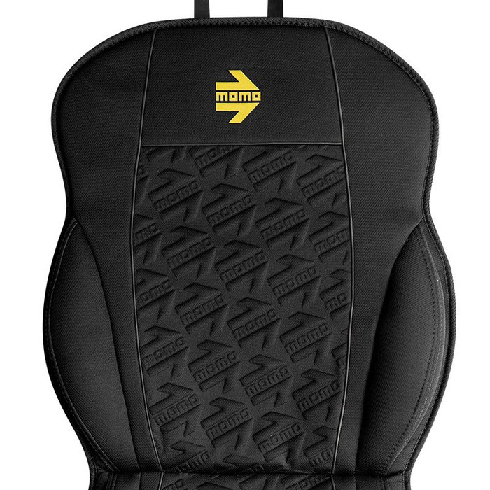 Momo Respaldo de Asiento Estilo Negro MOMLSCU50BK con Espuma Acolchada Universal