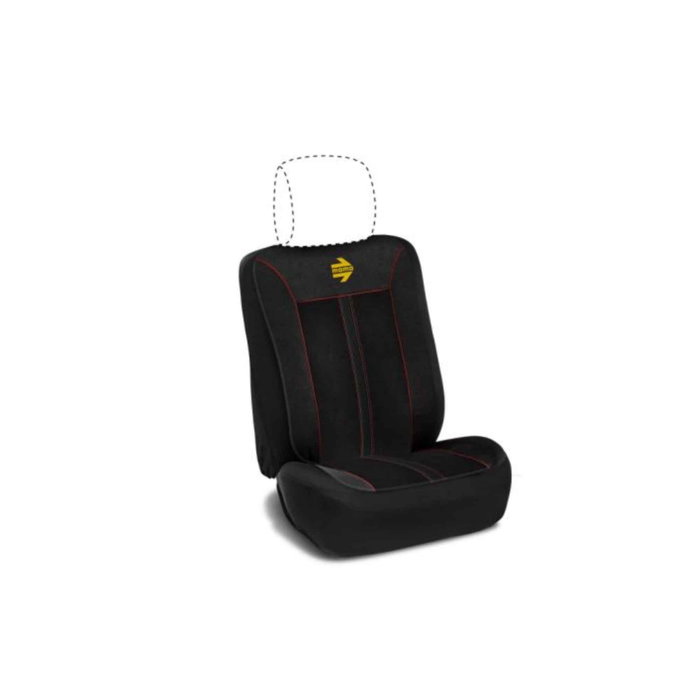 Momo Respaldo de Asiento Estilo Negro/Rojo
