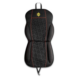 Momo Respaldo de Asiento Estilo Negro-Rojo MOMLSCU50BR con Espuma de Laminación para Mayor Comodidad Universal