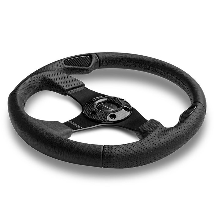 Momo Volante Jet D35 350 Cuero Negro