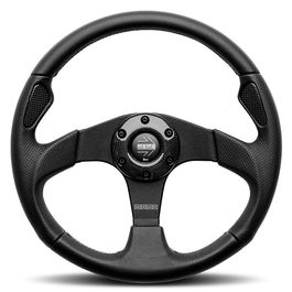 Momo Volante Jet D35 350mm Cuero Negro Fibra de Carbono MOM11102915211R