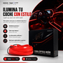 Occ Sport Tira de Alambre de Neón de Fibra Óptica Color Rojo